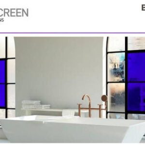 Декоративна плівка Solar Screen Blue Ocean 75 C із блакитним відтінком для вікон| PlivkaHouse