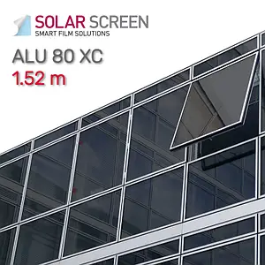 Дзеркальна плівка на вікна Solar Screen ALU 80 XC від сонця