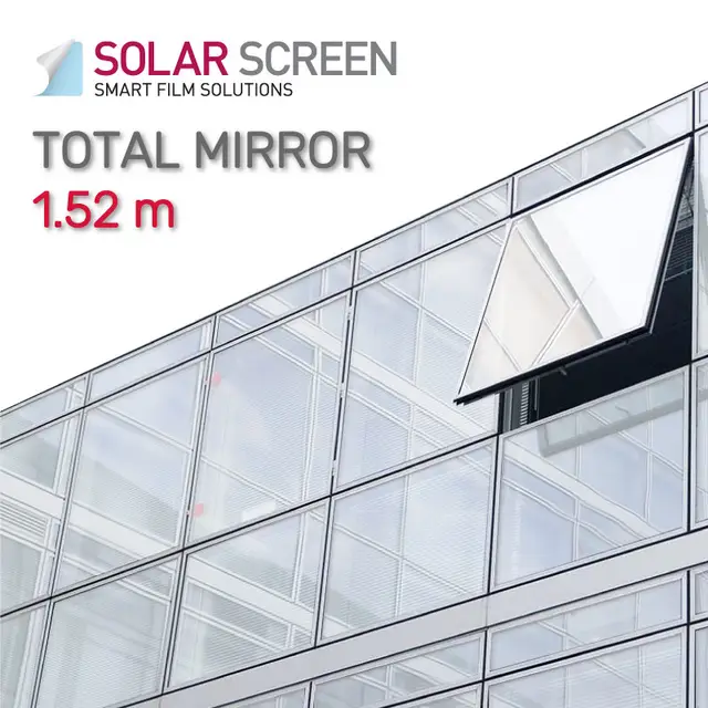 eeee Дзеркальна плівка на вікна Solar Screen Total Mirror — плівка від сонця