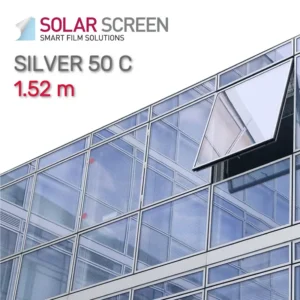 Дзеркальна плівка на вікна Solar Screen Silver 50 C — плівка від сонця