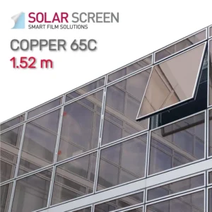 Дзеркальна плівка на вікна Solar Screen Copper 65C — плівка від сонця з мідним відтінком